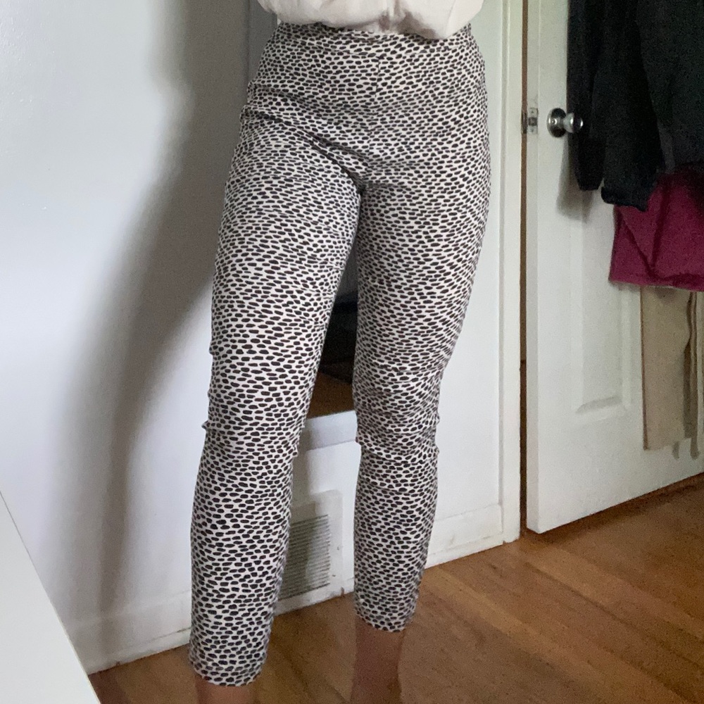Who What Wear Cropped Patterned Pants